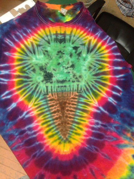Ice Cream Cone Tie Dye T-Shirt