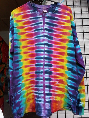Rainbow pleats Long sleeve t-shirts