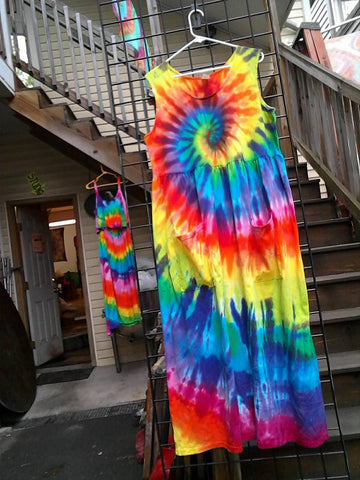 2-Pocket Rainbow Farmers Dress