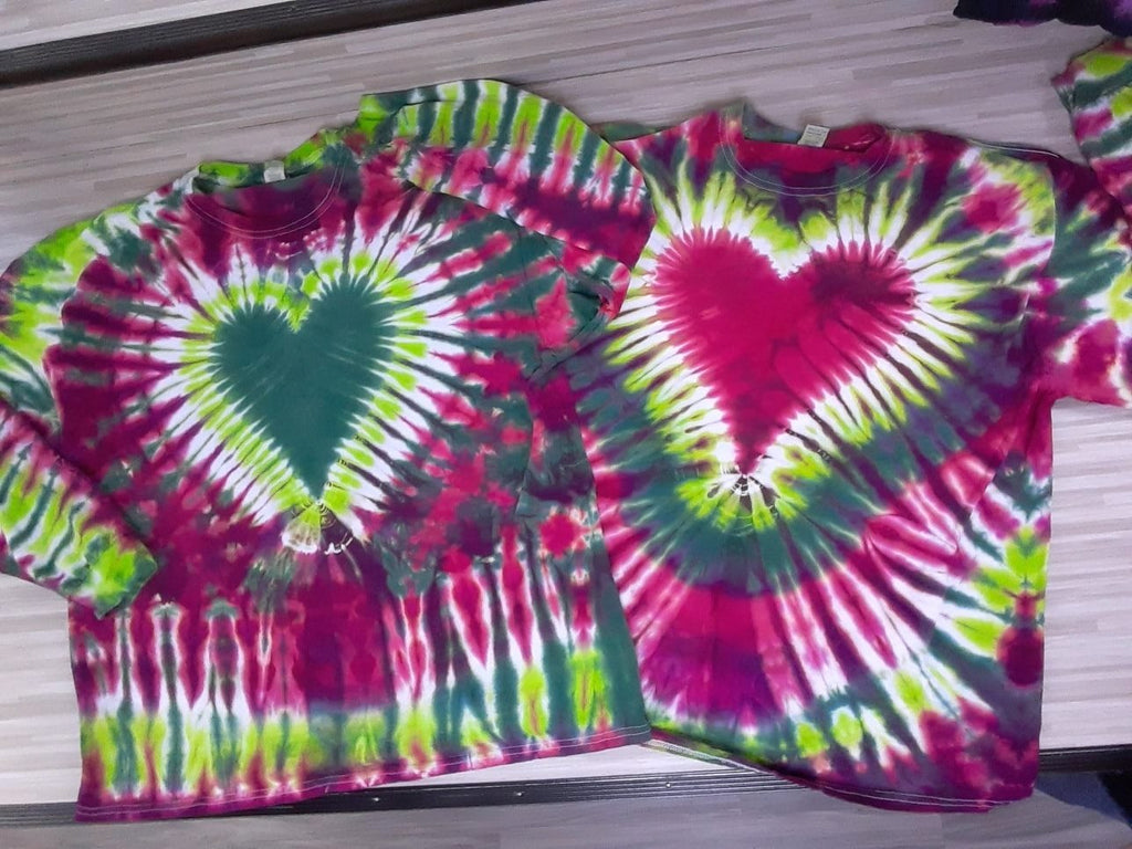 Christmas Hearts Long sleeve t-shirts
