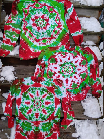 Christmas Mandala Snowflake Long Sleeve t-shirts