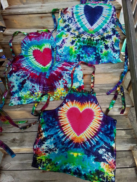 Tie-Dyed Aprons