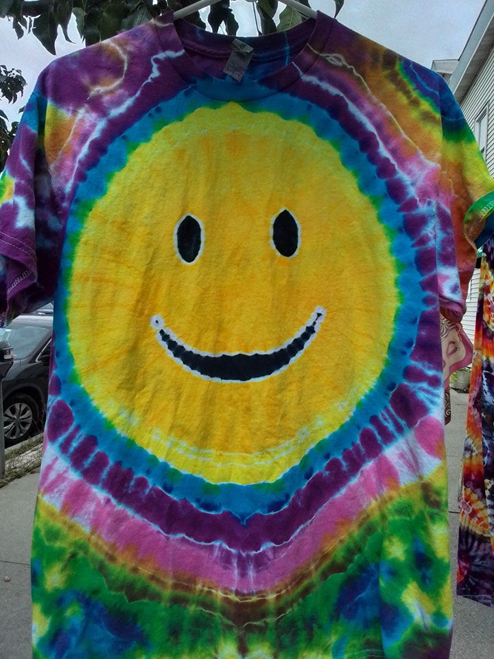 Smiley Face Tie Dye