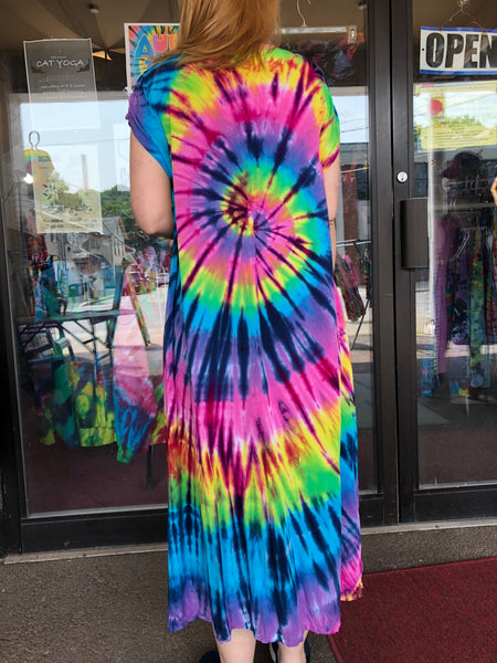 Rayon Easy Breezy Tie-Dye Dress