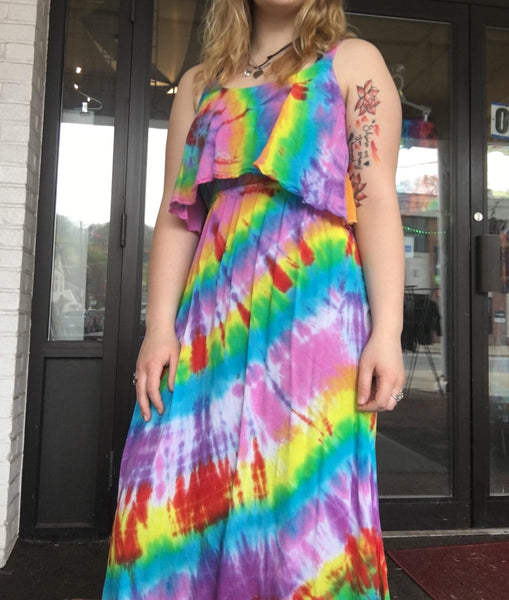 Flounce Tank Dress